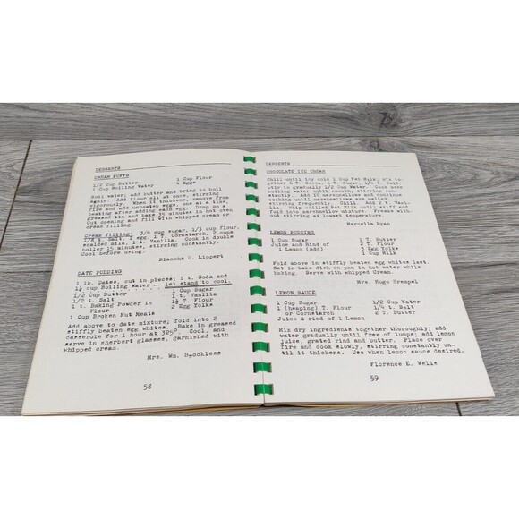 St. Johns Episcpal Church Cookbook, Saginaw, Michigan 1952-St. Hildas Group - Picture 7 of 7